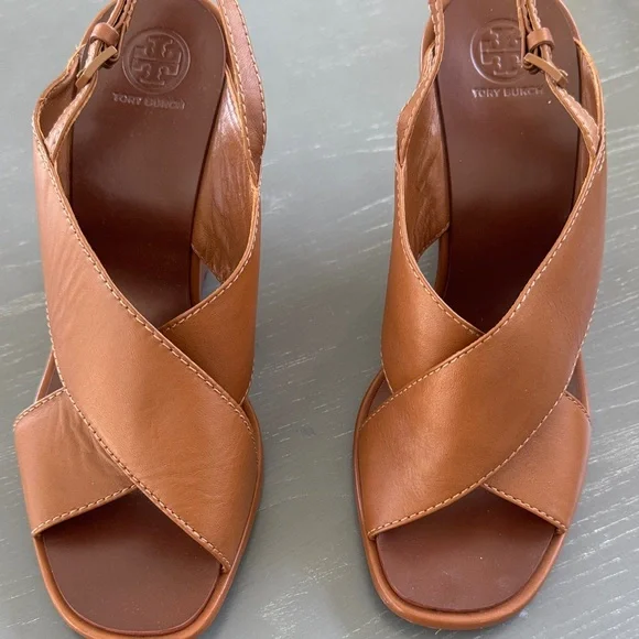 Tory Burch Tan Leather Sandals - Picture 8 of 8